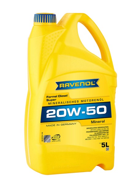 RAVENOL Formel Diesel Super SAE 20W-50 - 5 Liter