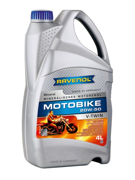 RAVENOL Motobike V-Twin SAE 20W-50 Mineral - 4 Liter