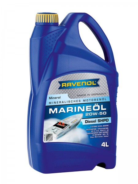 RAVENOL Marineöl Diesel SHPD SAE 20W-50 - 4 Liter