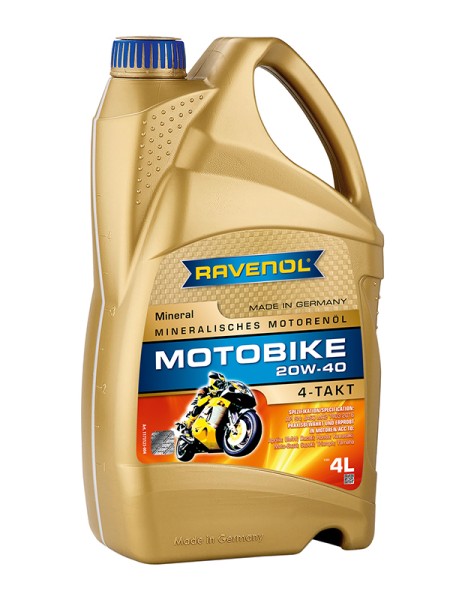 RAVENOL Motobike 4-T Mineral SAE 20W-40 - 4 Liter