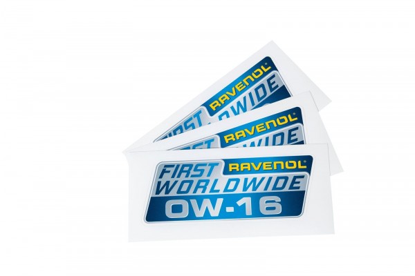 RAVENOL Auto-Aufkleber 0W-16