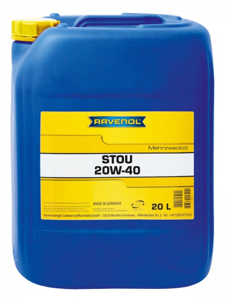 RAVENOL STOU SAE 20W-40 - 20 Liter