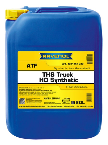 RAVENOL ATF THS Truck HD Synthetic - 20 Liter
