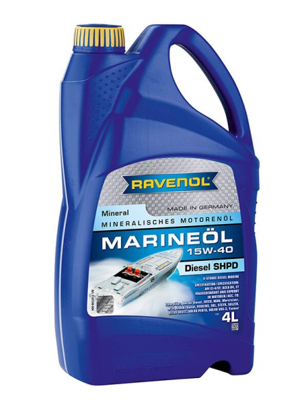 RAVENOL Marineöl Diesel SHPD SAE 15W-40 - 4 Liter