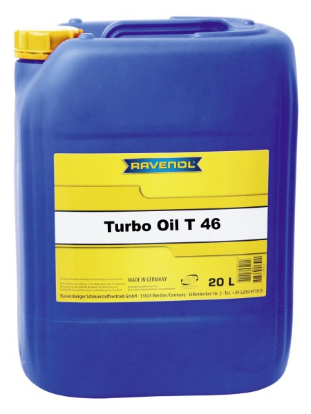 RAVENOL Turbo Oil T46 (Turbinenöl) - 20 Liter