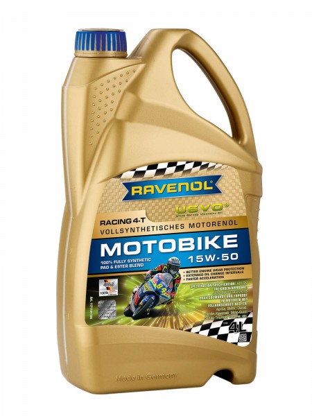 RAVENOL Racing 4-T Motobike SAE 15W-50 - 4 Liter