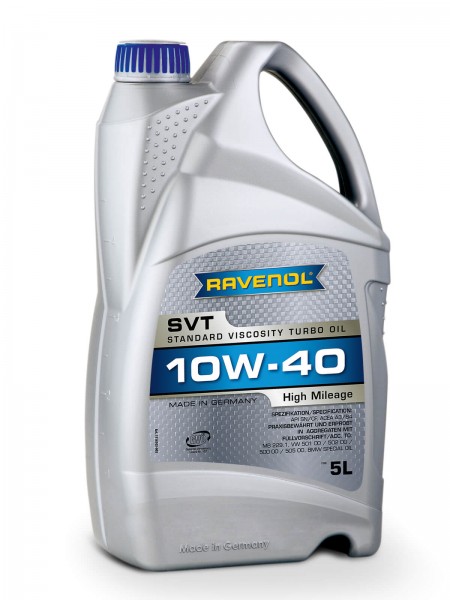 RAVENOL SVT Standard Viscosity Turbo Oil SAE 10W-40 - 5 Liter