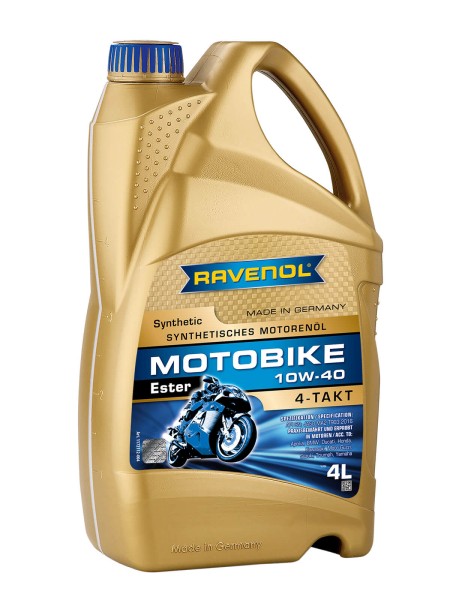RAVENOL Motobike 4-T Ester SAE 10W-40 - 4 Liter