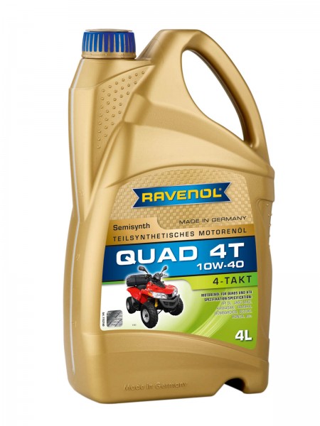 RAVENOL Quad 4T SAE 10W-40 - 4 Liter