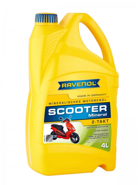 RAVENOL Scooter 2-Takt Mineral - 4 Liter