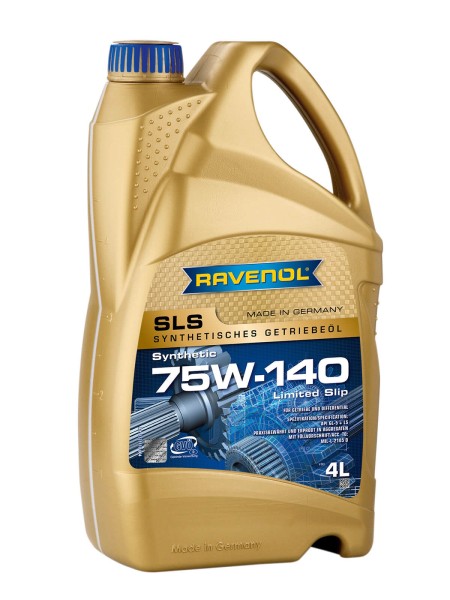 RAVENOL Getriebeöl SLS SAE 75W-140 GL-5 LS (Limited Slip) - 4 Liter