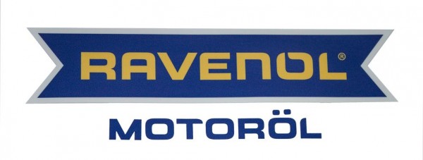 RAVENOL Aufkleber 2-farbig "Motoröl" Kontur