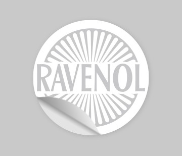 RAVENOL Aufkleber Retro "1946" geplotte