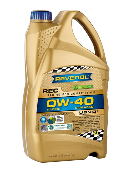 RAVENOL Racing Eco Competition REC SAE 0W-40 - 5 Liter
