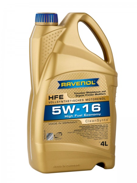 RAVENOL High Fuel Economy HFE SAE 5W-16 - 4 Liter