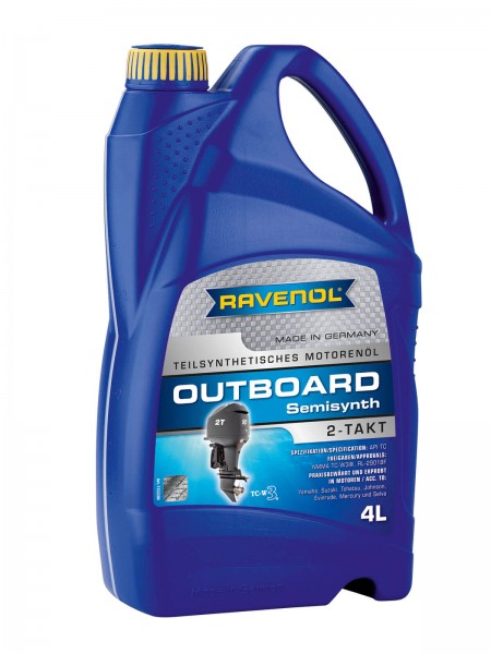 RAVENOL Outboard-Öl 2-Takt Teilsynthetisch - 4 Liter