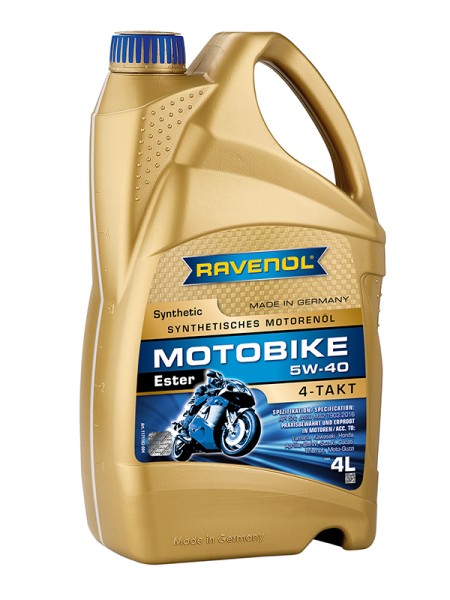RAVENOL Motobike 4-T Ester SAE 5W-40 - 4 Liter