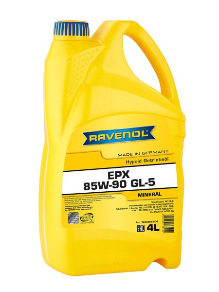 RAVENOL Getriebeöl EPX SAE 85W-90 GL-5 - 4 Liter