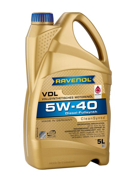 RAVENOL VDL SAE 5W-40 - 5 Liter