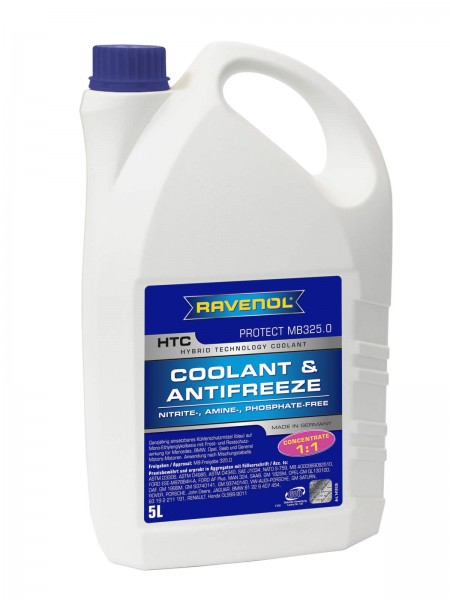 RAVENOL HTC - Protect MB 325.0 Concentrate (Kühlerfrostschutz Konzentrat) - 5 Liter