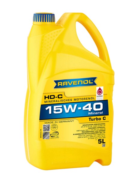 RAVENOL Turbo-C HD-C SAE 15W-40 - 5 Liter